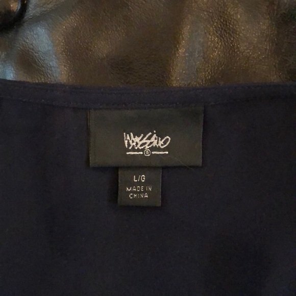 Mossimo Navy Blue Blouse - Picture 5 of 8